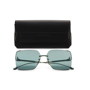 ISABEL MARANT Green 65mm Square Sunglasses